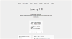Desktop Screenshot of jeremytill.net