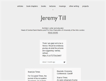 Tablet Screenshot of jeremytill.net